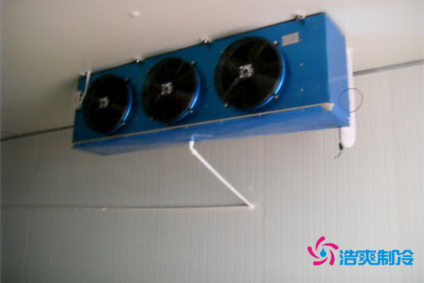 配送中心冷庫庫內(nèi)風(fēng)機安裝展示